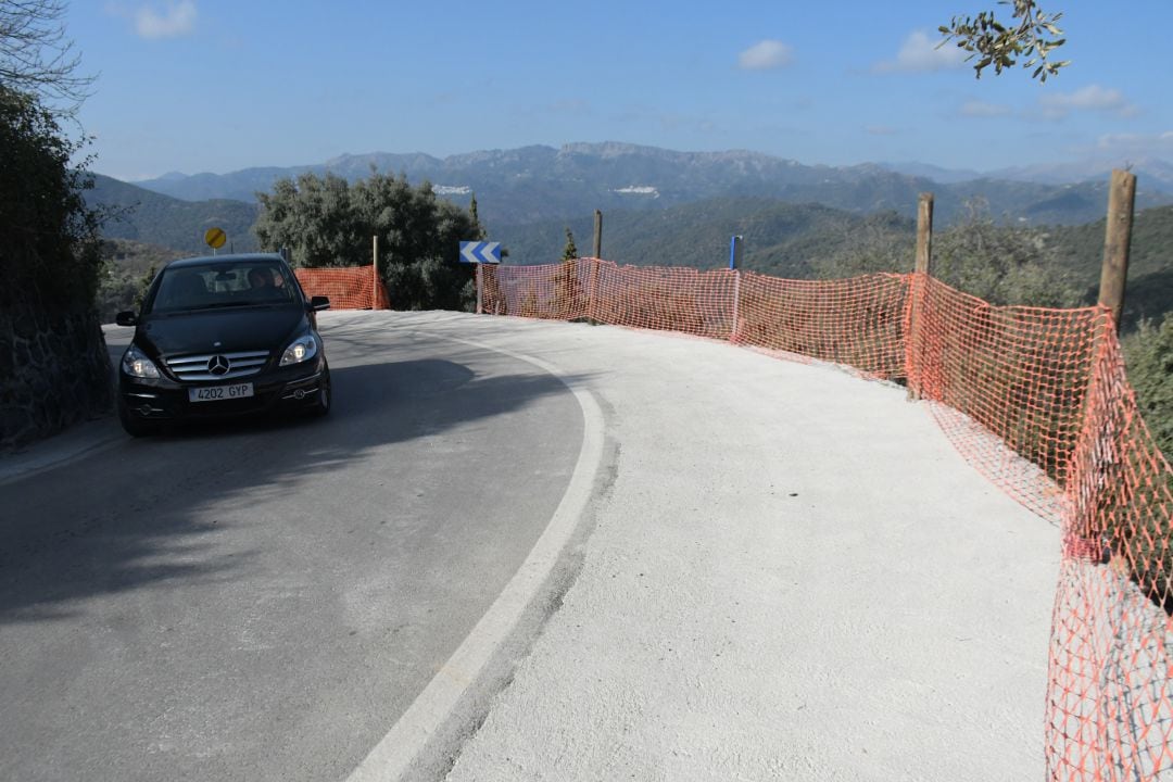 Estado actual de la vía tras las obras 