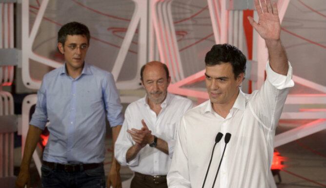 Nuevo secretario general del Partido Socialista Español, Pedro Sánchez