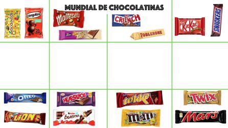 &quot;Equipos&quot; del Mundial de Chocolatinas
