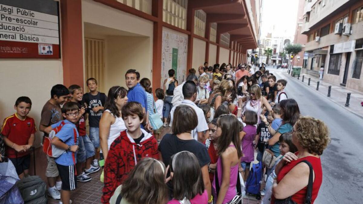 La Conselleria de Educación no autoriza la jornada continua en los colegios de Castellón