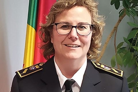 Beatriz Rivas, intendente de la Policía Local de Huesca