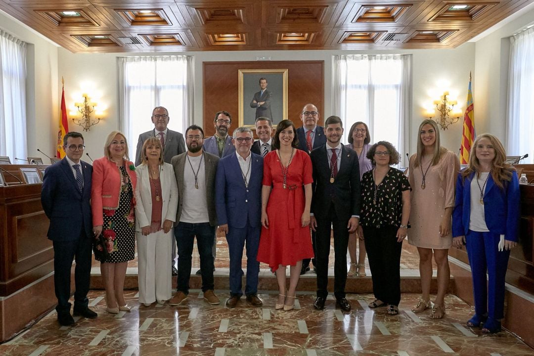 Gobierno de Gandia tras el pleno de investidura e inicio de la nueva legislatura. 