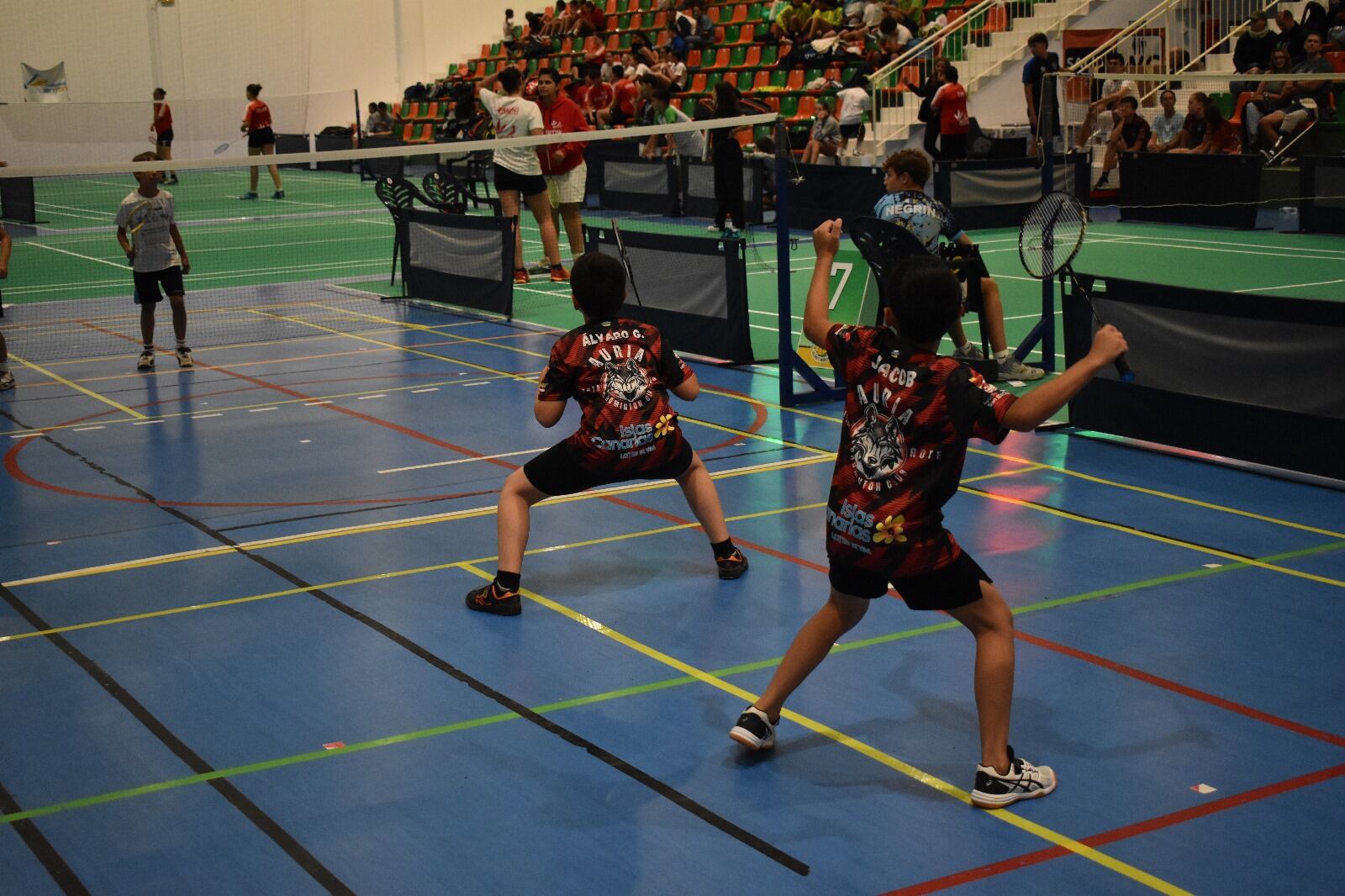 Jugadores del Auria Bádminton Club en el TOP TTR Haría