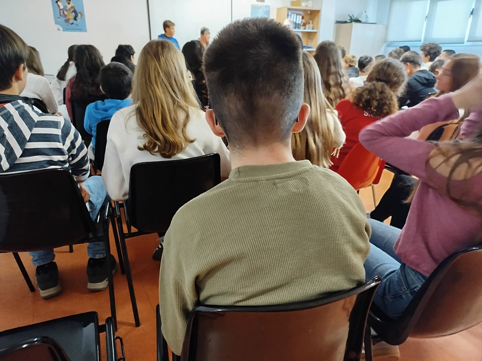 El alumnado durante la sesión