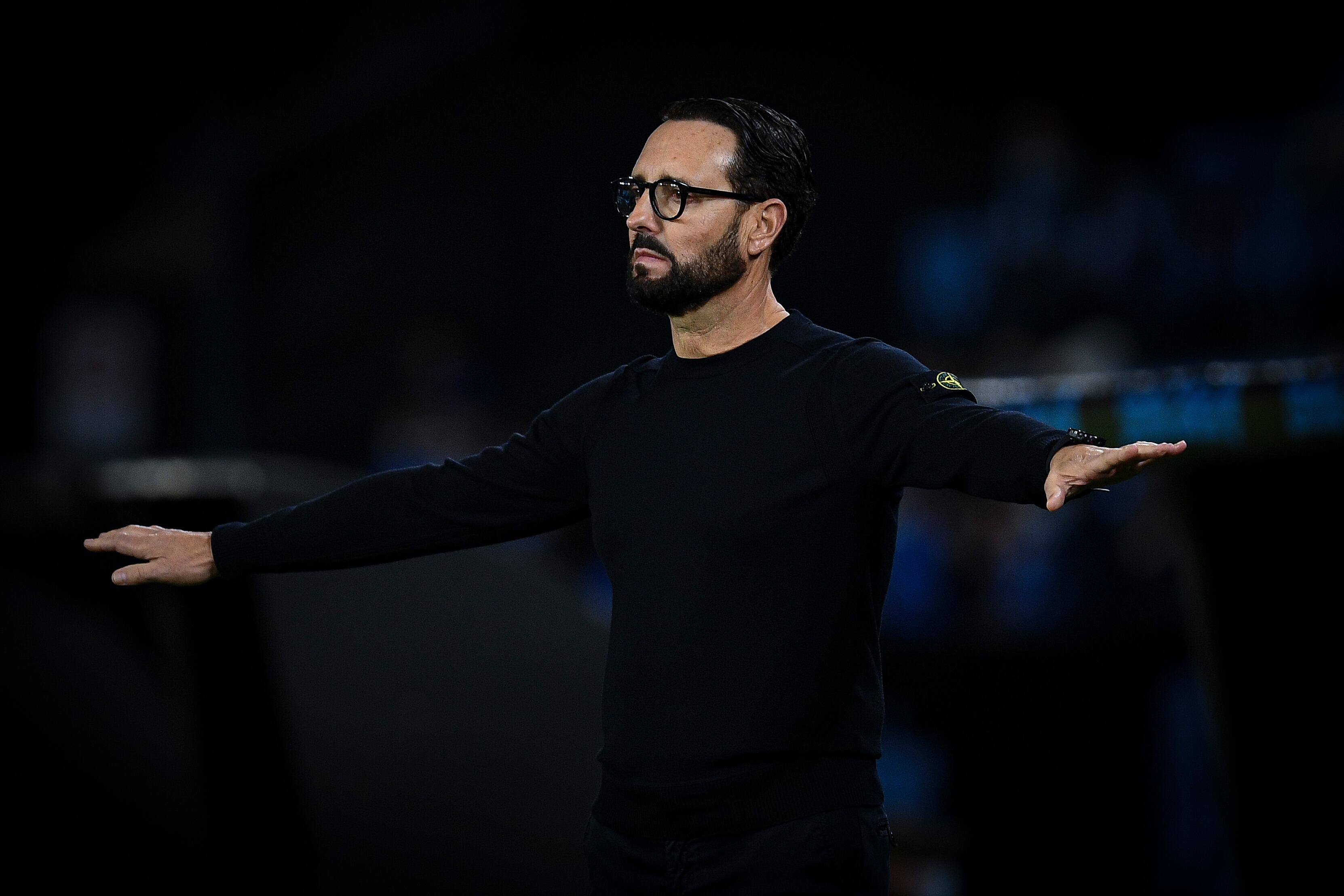 José Bordalás, durante un partido en Vigo