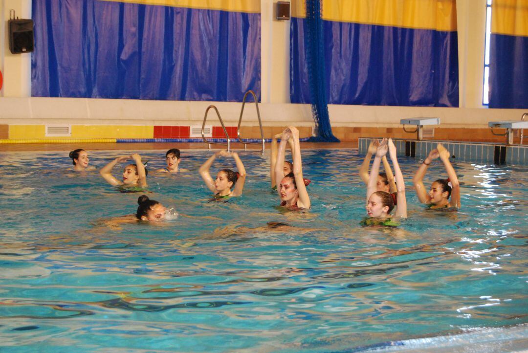 Un momento de una exhibición.