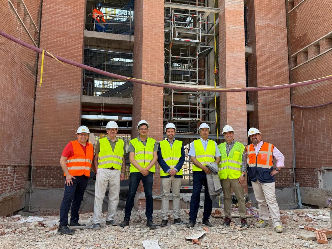 Visita a las obras del campus de la UAH en Guadalajara