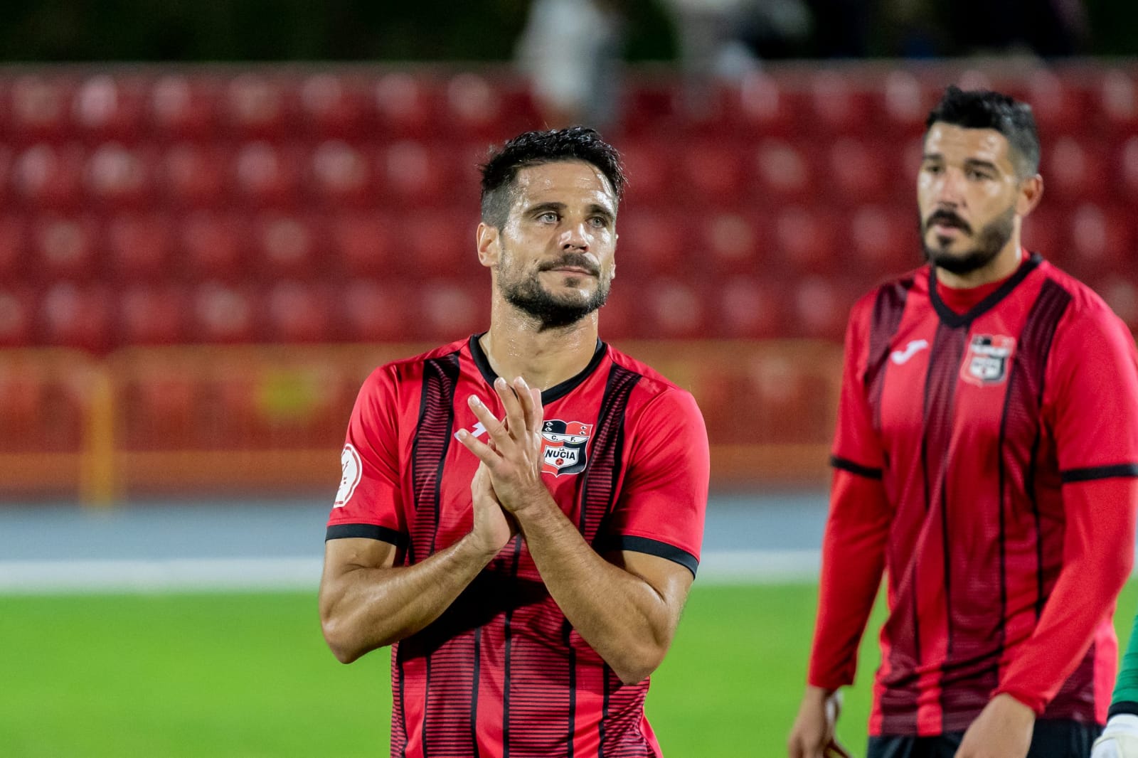 José Antonio Romera durante un partido con el C.F. La Nucía