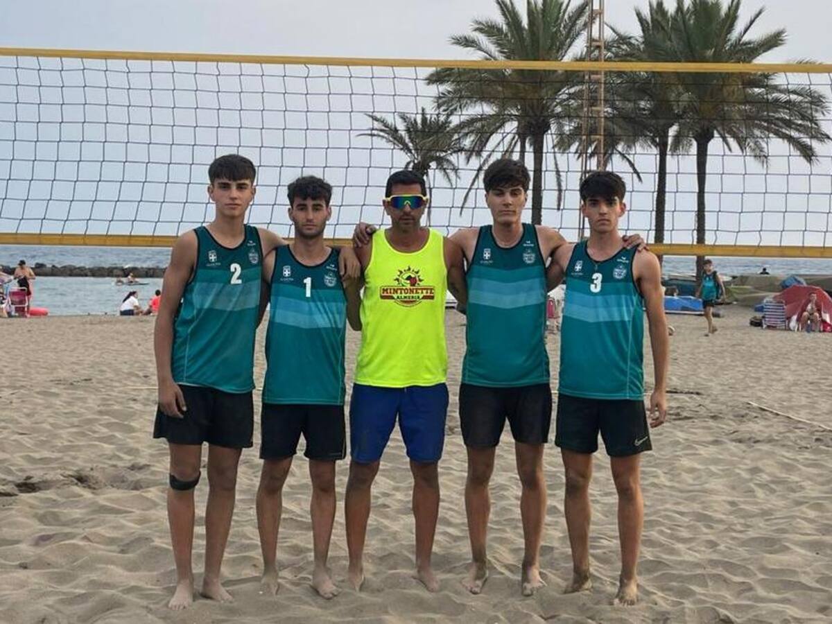 Mintonette campeón provincial de voley playa cadete masculino