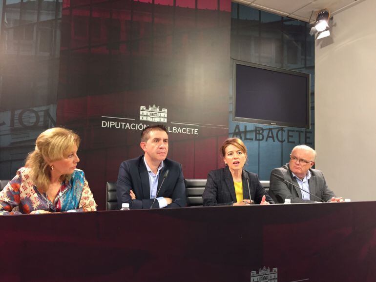 La consejera Aurelia Sánchez este jueves durante la rueda de prensa