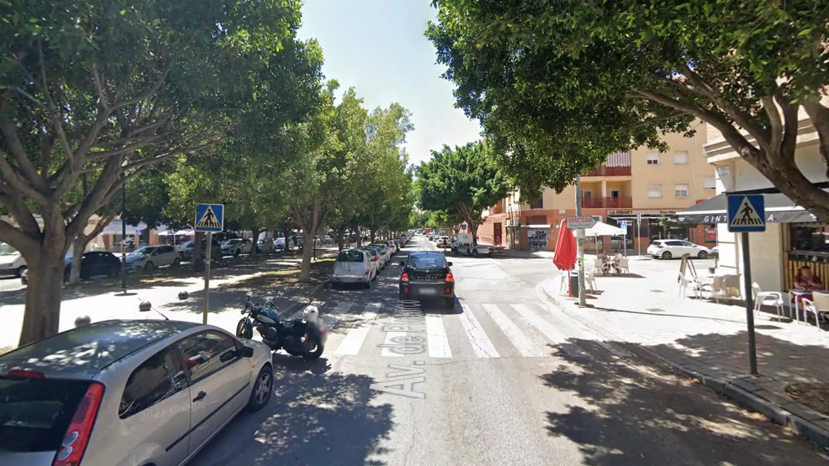 Avenida Plutarco de Málaga capital