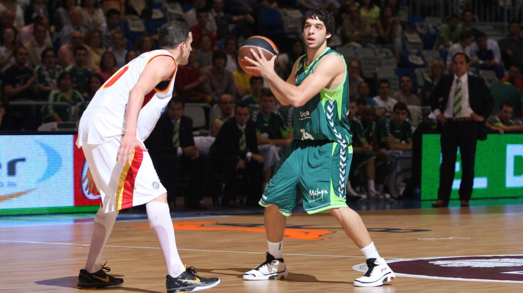 Pepe Pozas, jugando con la camiseta del Unicaja