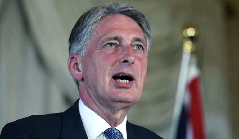 El ministro británico de Exteriores, Philip Hammond.