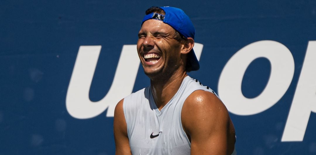 Rafa Nadal, durante un entrenamiento en Estados Unidos