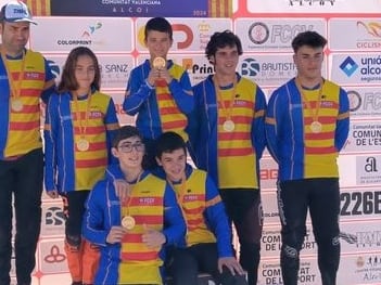 Siete campeones autonómicos del Club BMX Alcoy