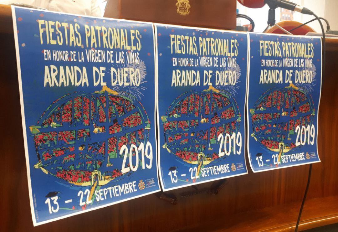 Cartel anunciador de las fiestas de 2019