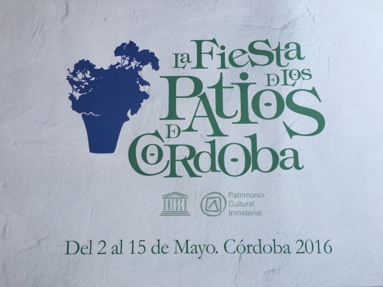 Cartel del concurso de Patios 2016