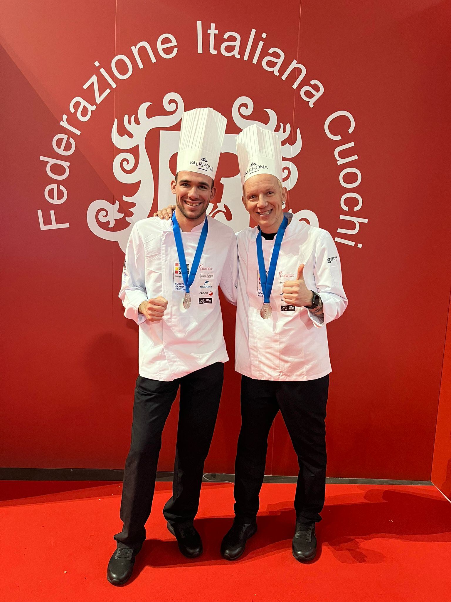 Toño Rodríguez (a la derecha) y Christian Mor obtuvieron este año la medalla de plata en el Global Chefs Challenge