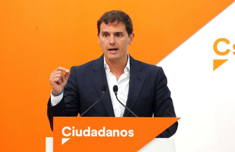 El líder de Ciudadanos, Albert Rivera