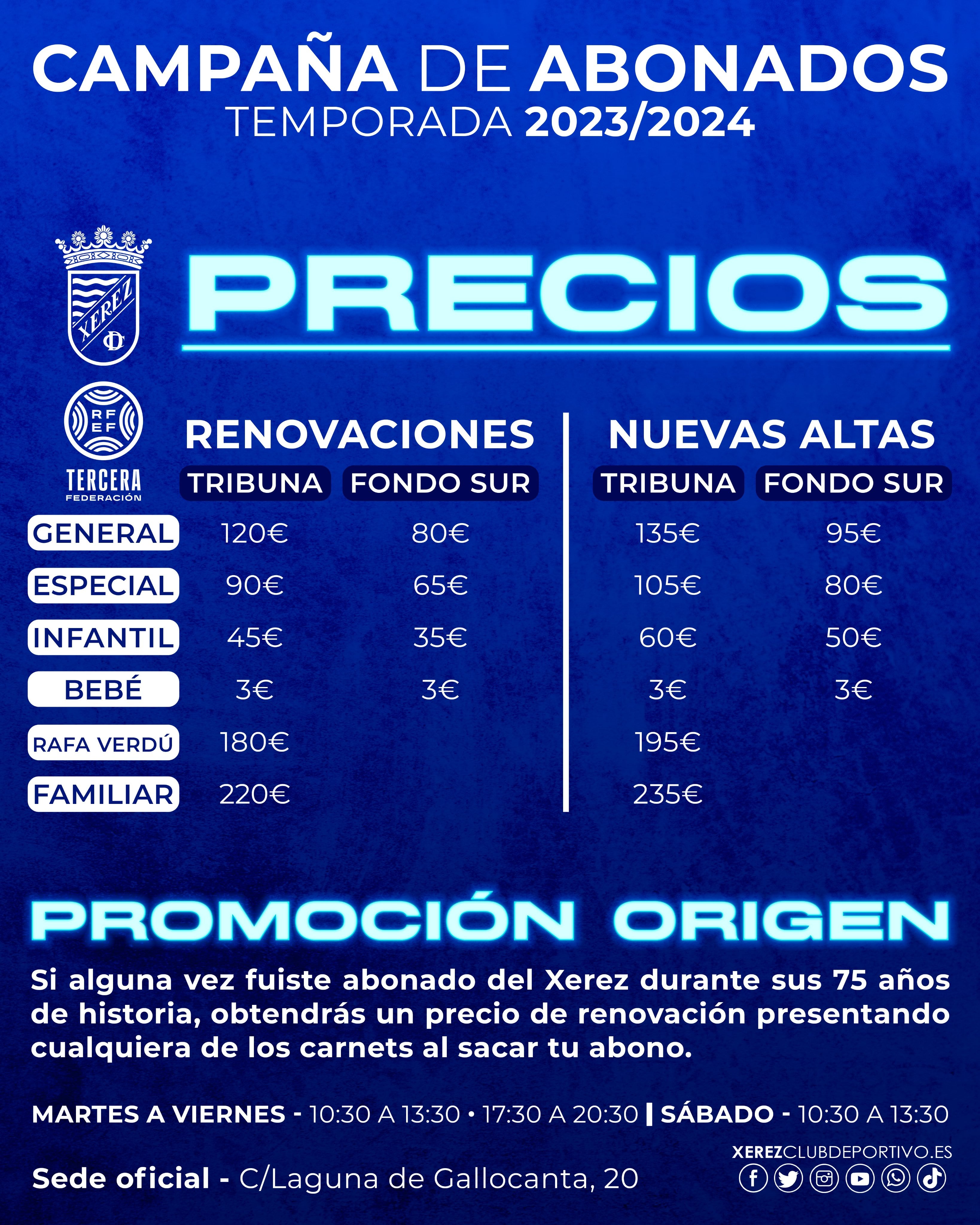 El Xerez CD ha presentado la campaña de abonados en el Gallo Azul.