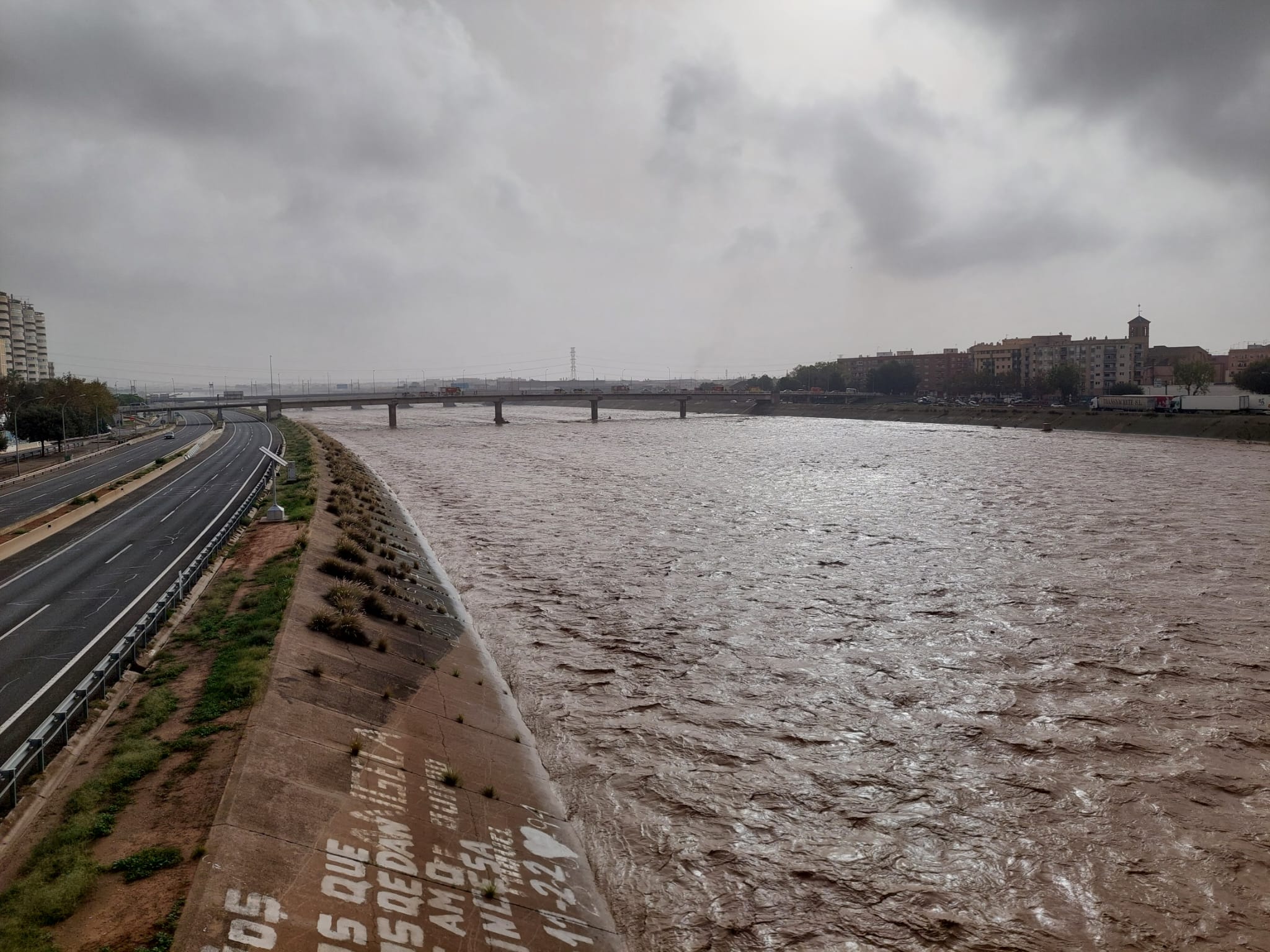 El nuevo cauce del río Turia, tras el paso de la DANA por la provincia de Valencia en una imagen de archivo.