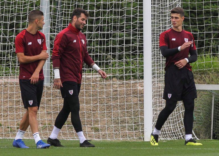 Kepa durante el entrenamiento de este martes