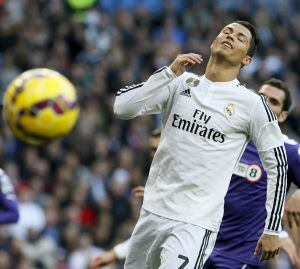 El delantero portugués del Real Madrid, en un momento del partido ante el Espanyol.