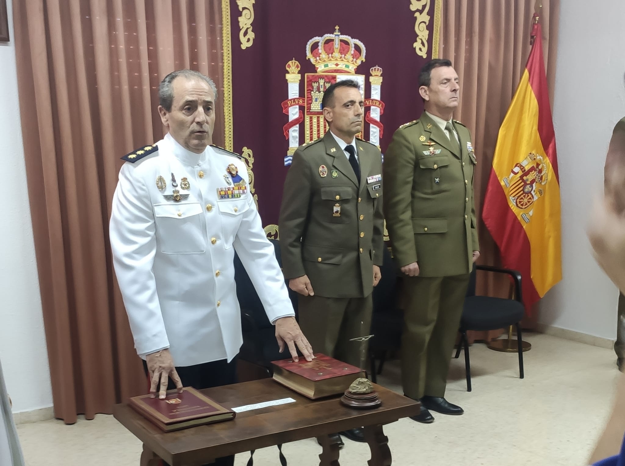 Toma de posesión del nuevo subdelegado de Defensa en Jaén, Evaristo Jaime Gutiérrez del Castillo