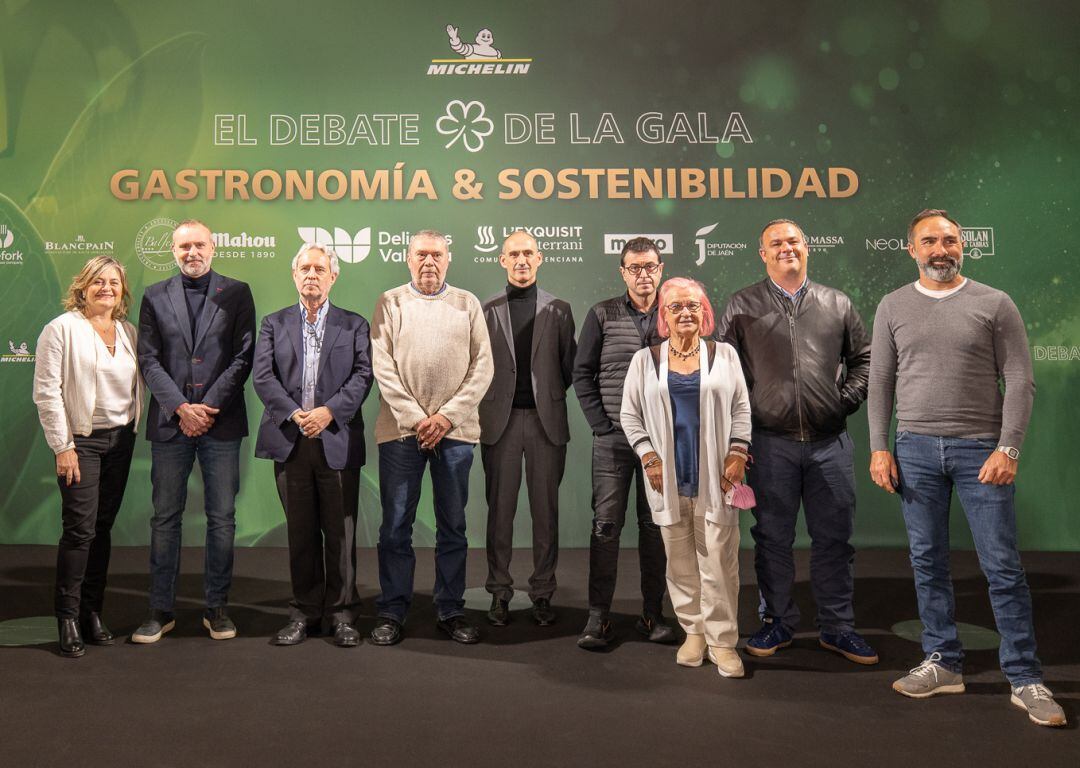 Participantes del debate de sostenibilidad en Valencia de la Guia Michelín.