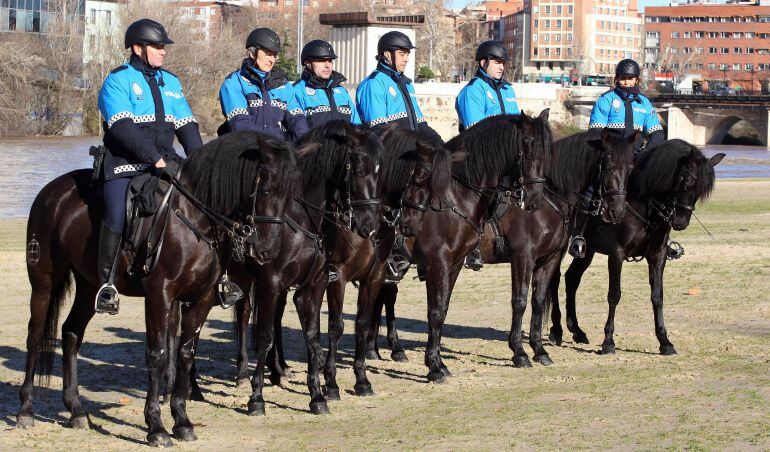 Unidad a caballo de la Policía Local 