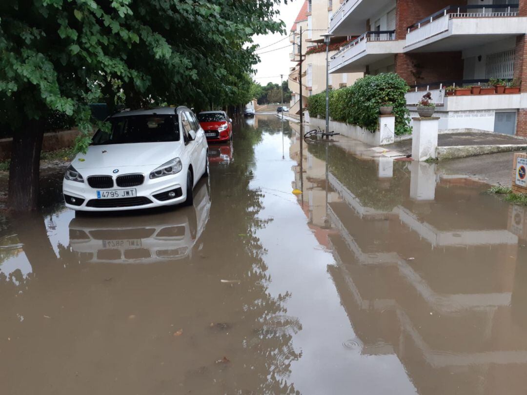 Un carrer de Platja d'Aro aquest dissabte 21 de setembre