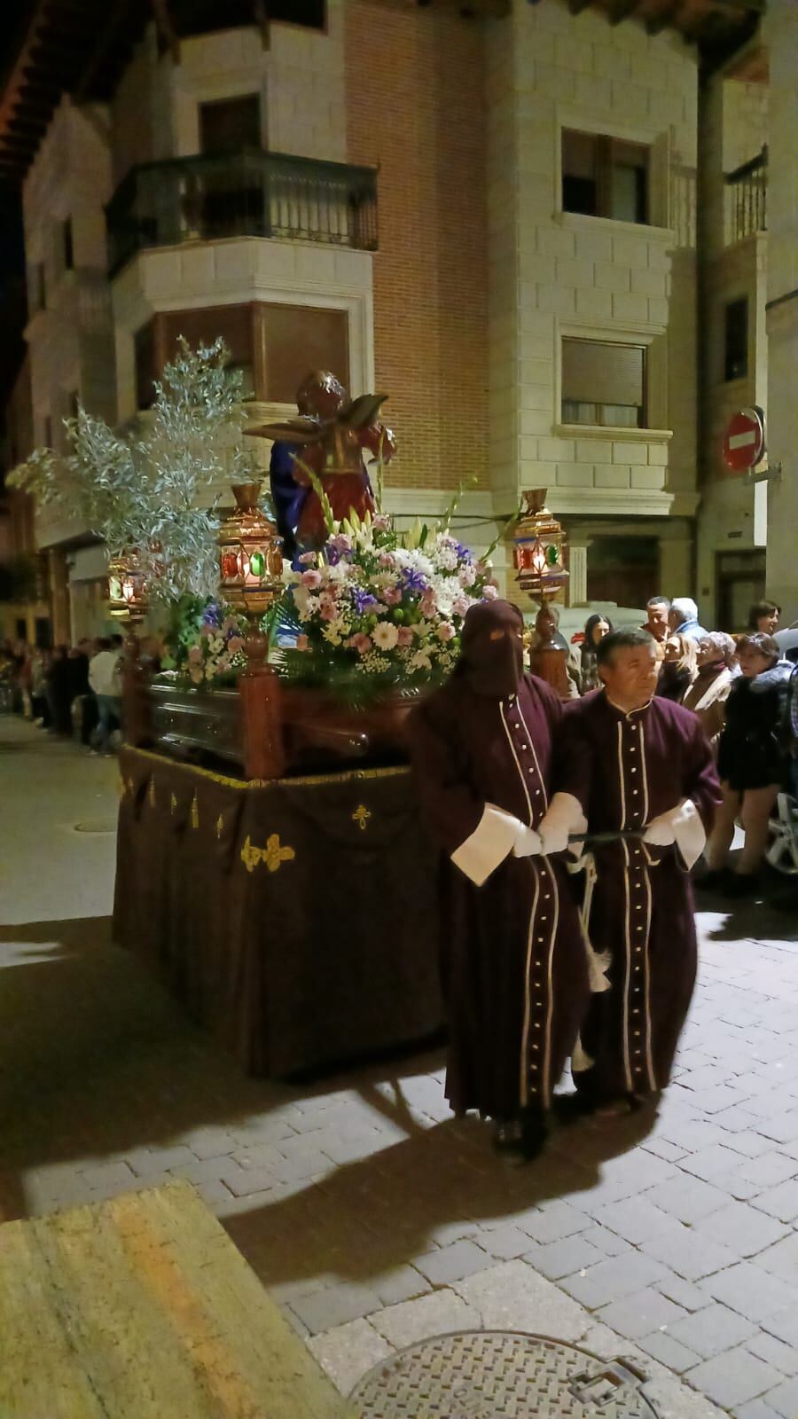 Imagen de la procesión de Jueves Santo en Roa