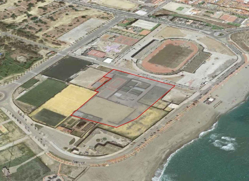 Proyecto del nuevo polideportivo en La Línea