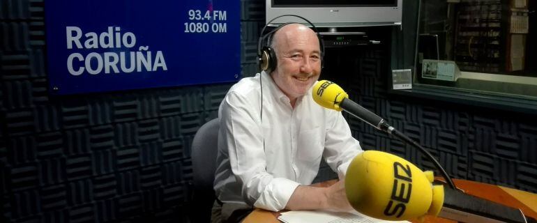 Javier Losada, en una reciente entrevista en Radio Coruña