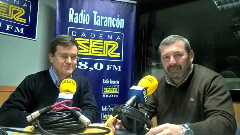 David Manzanares (izqu) junto con Rafael Gómez Toba (dcha)