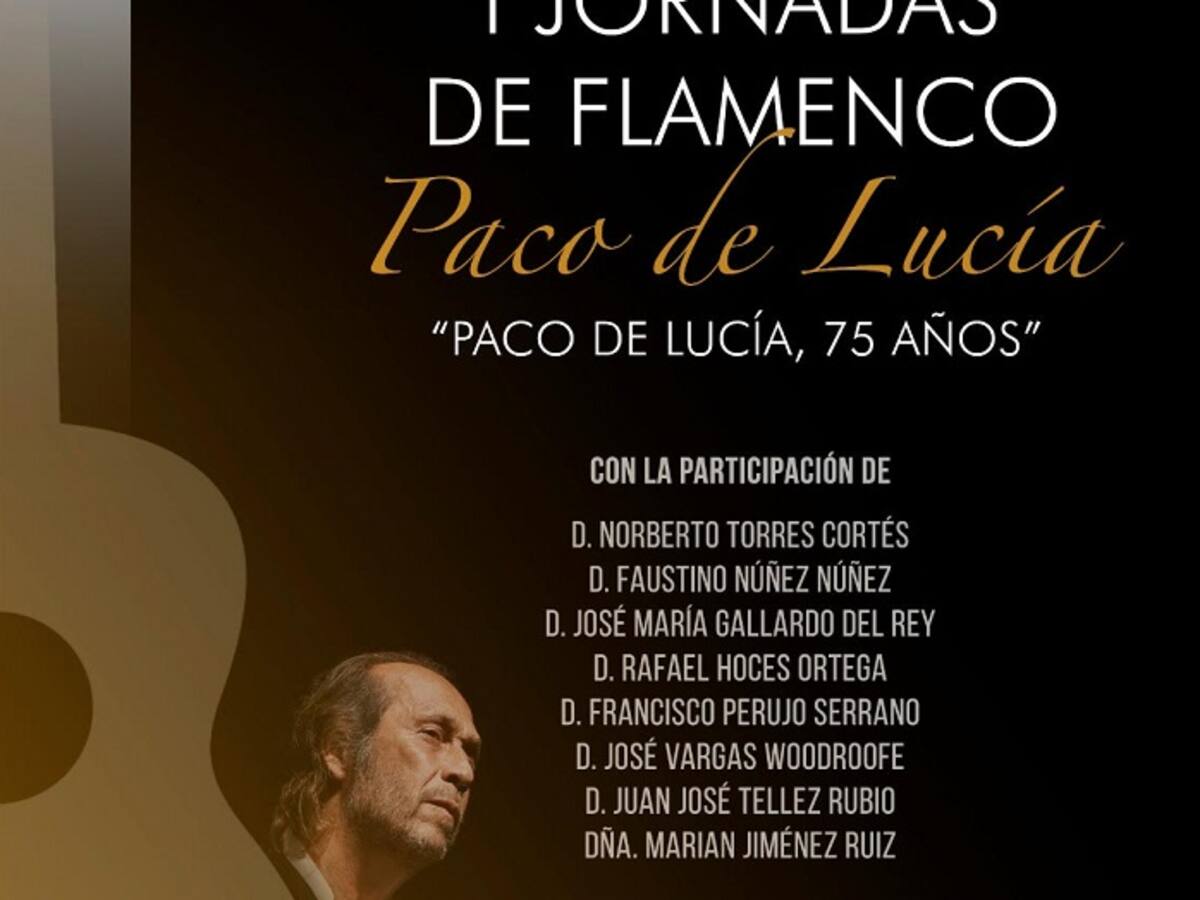 Algeciras acogerá las Jornadas de Flamenco 'Paco de Lucía'