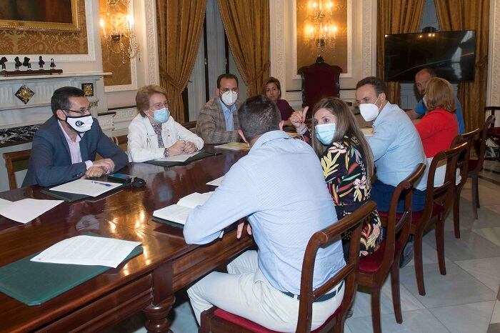 Un momento de la reunión