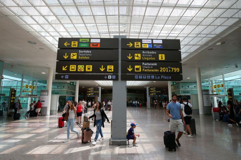 El aeropuerto de El Prat de Barcelona