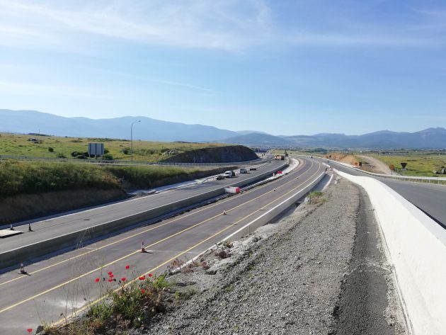 Estado de las obras de la variante SG-20 en la zona de San Cristóbal