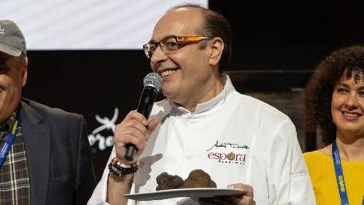 El Chef Andrea Tumbarello se lleva las Trufas Negras de Madrid Fusión