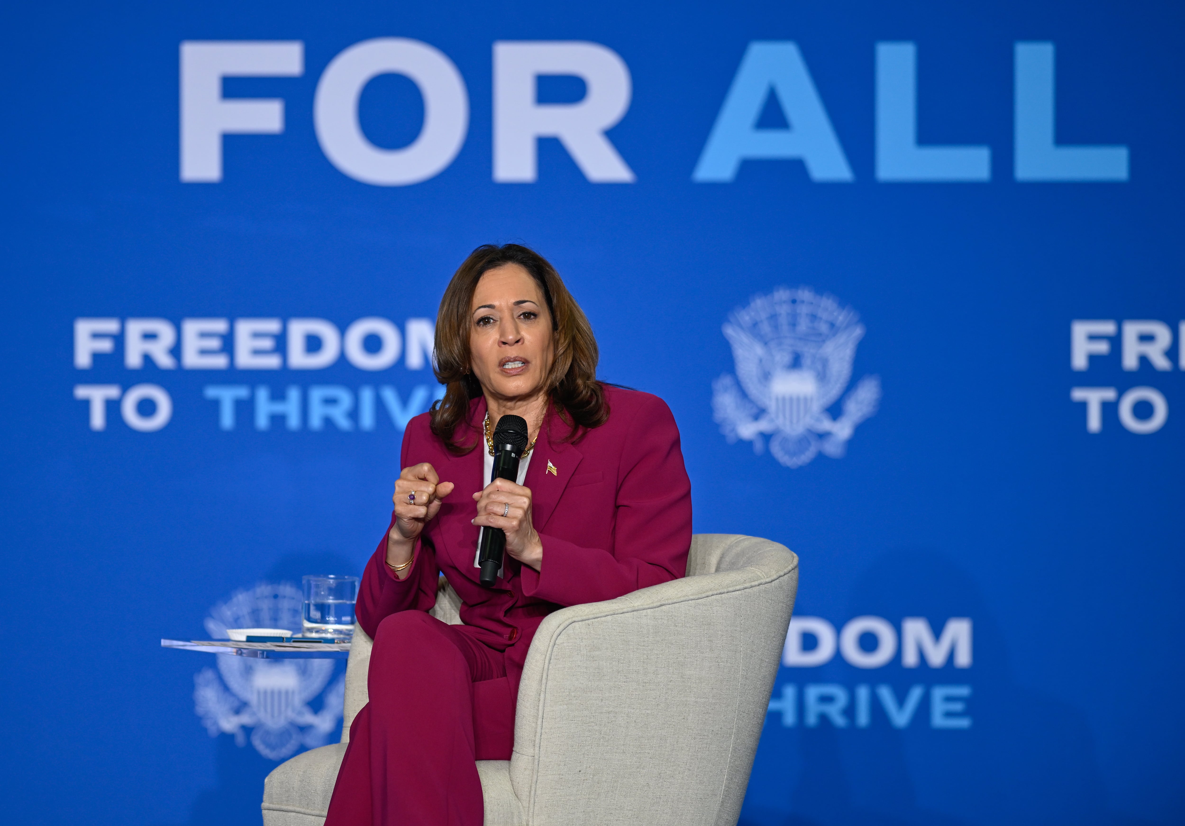 La vicepresidenta de EEUU, Kamala Harris.