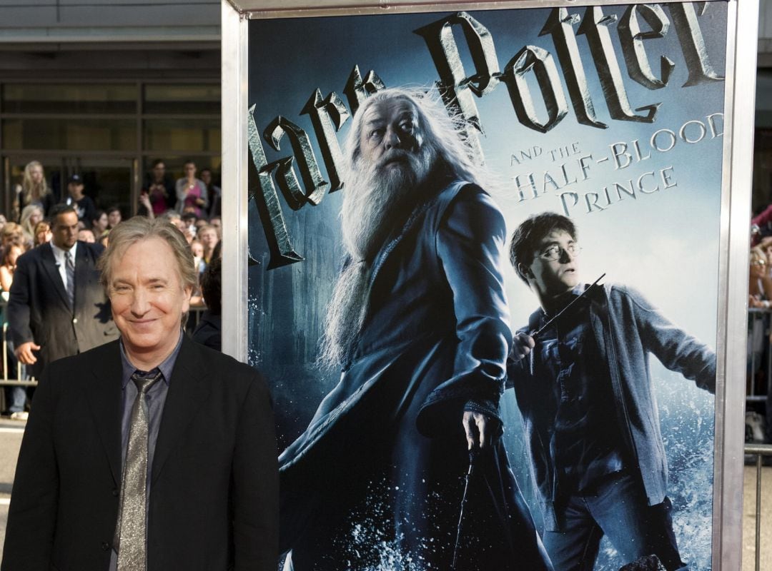 Alan Rickman, en una presentación de &#039;Harry Potter&#039;.