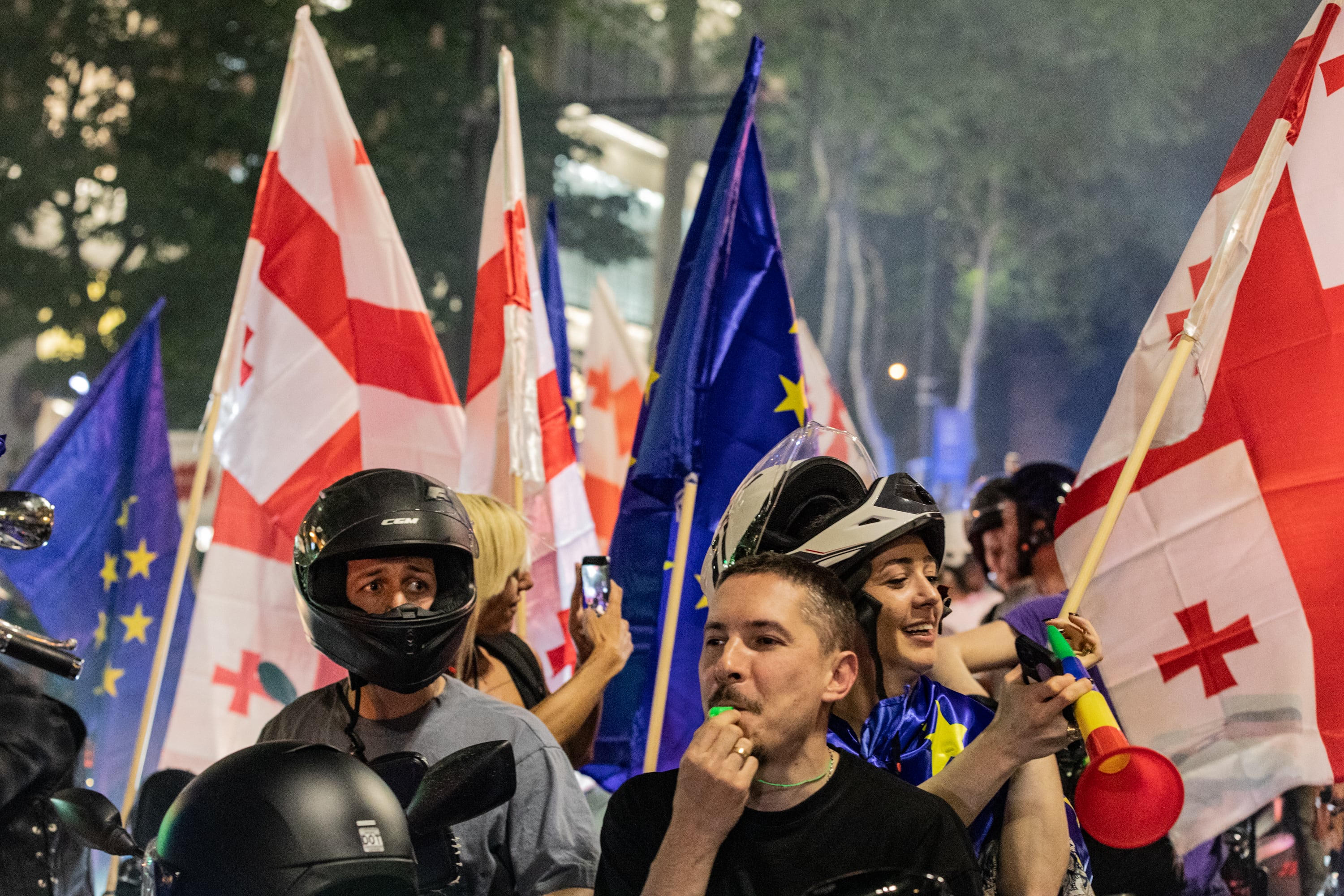 Manifestación esta semana en Tiblisi