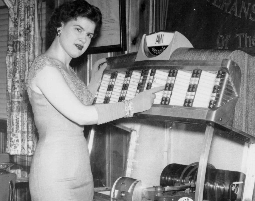 Patsy Cline en una fotografía de sus últimos años