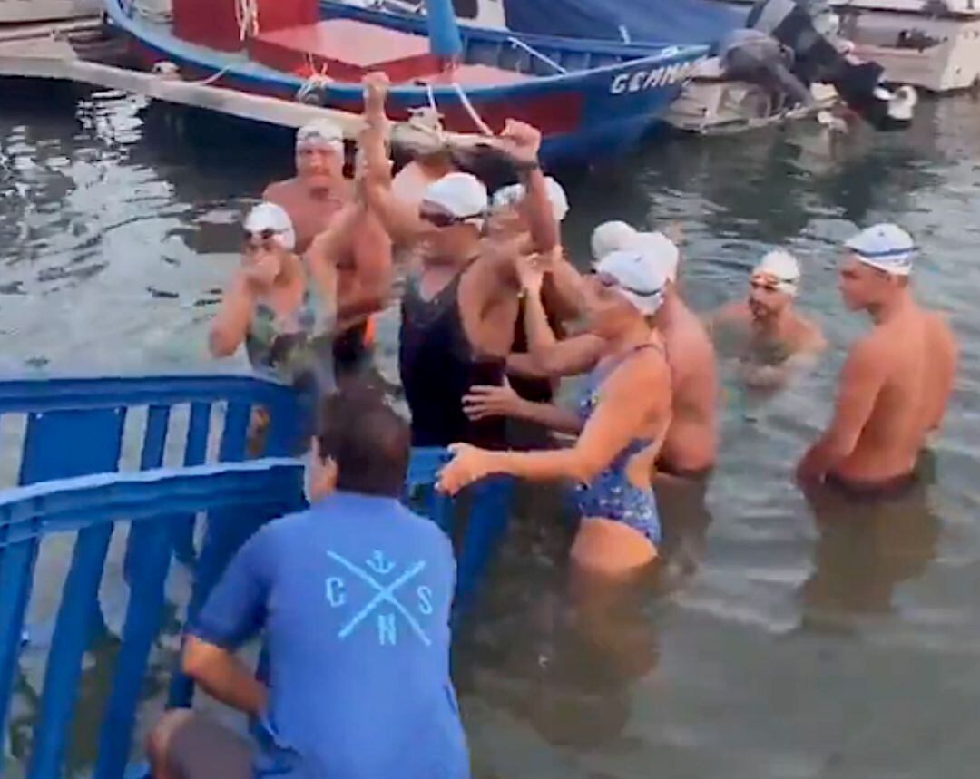 Moment de l'arribada de Jordi Cervera a Salou