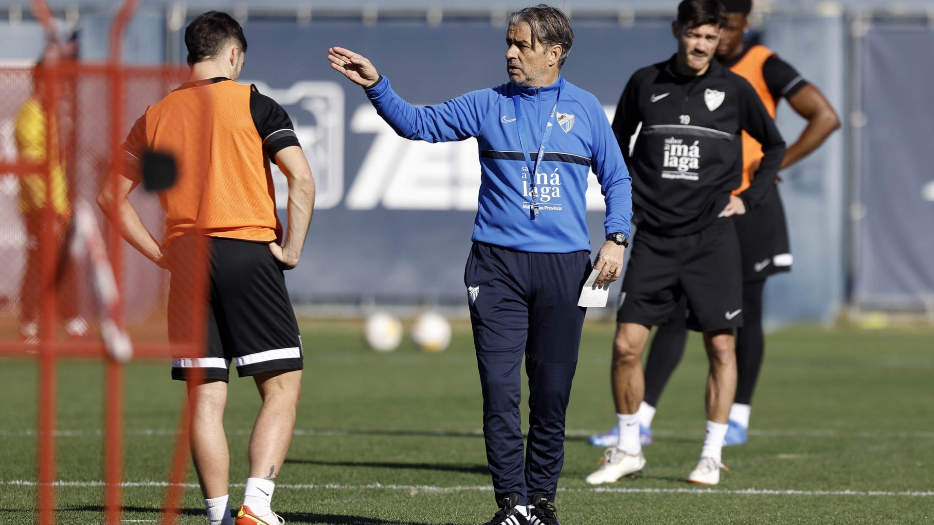 Entrenamiento del Málaga CF