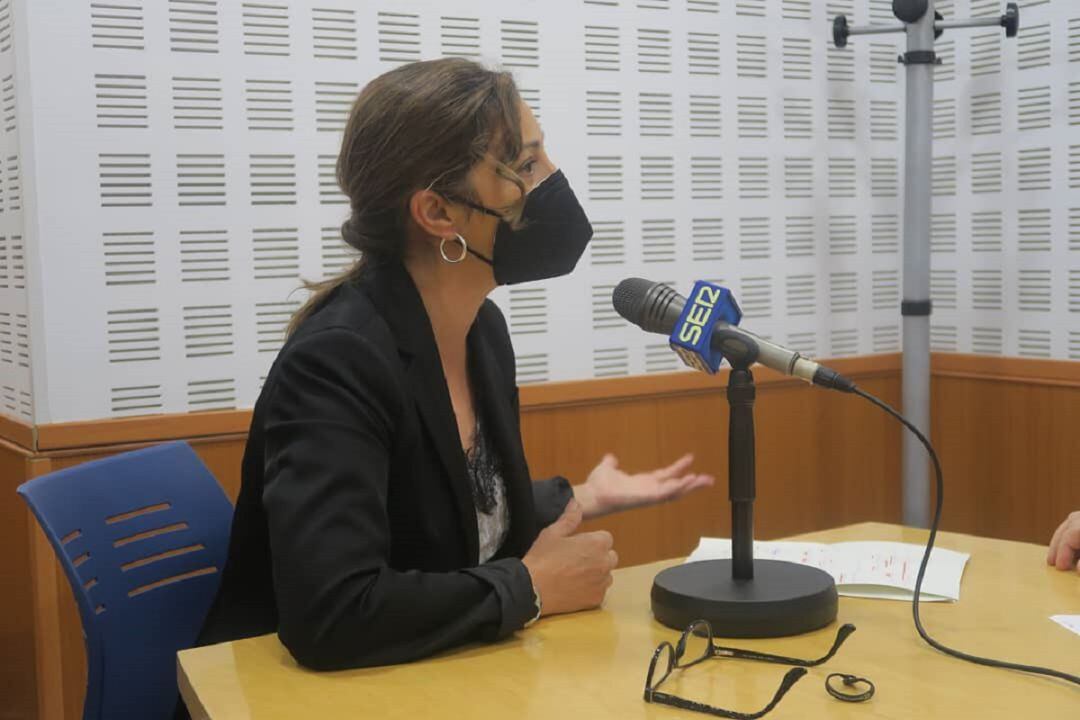 Isabel Ambrosio durante la entrevista concedida a Radio Córdoba Cadena SER