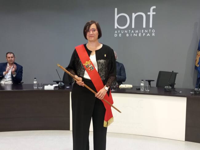 Patricia Rivera, alcaldesa de Binefar