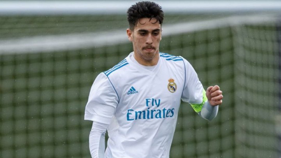 Martín Calderón durante su etapa como jugador del Real Madrid