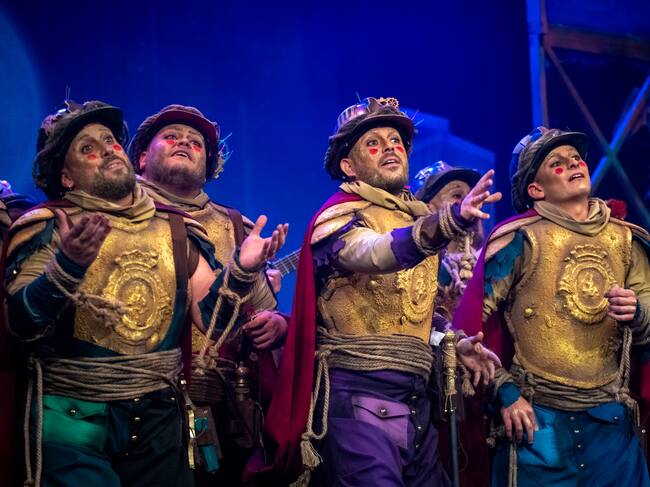 Comparsa 'Los poderosos'. Foto: Ayuntamiento de Cádiz.